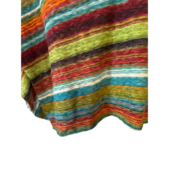 New Directions Sz L Open Arm Cowl Neck Poncho Sweater - Picture 3 of 6